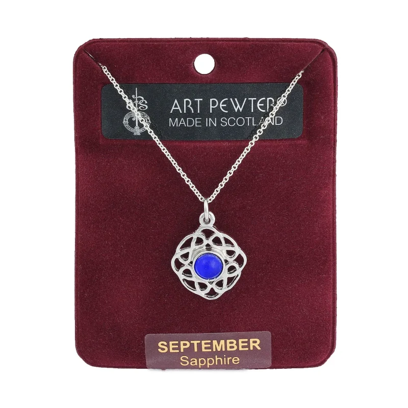 september art pewter pendant