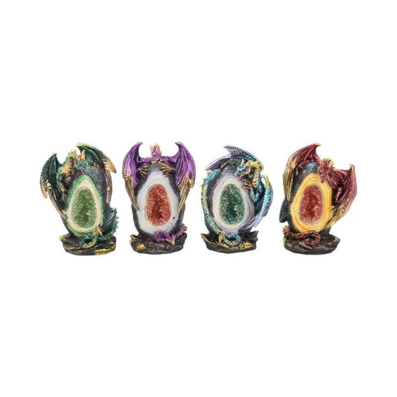 set of 4 12cm geode holders