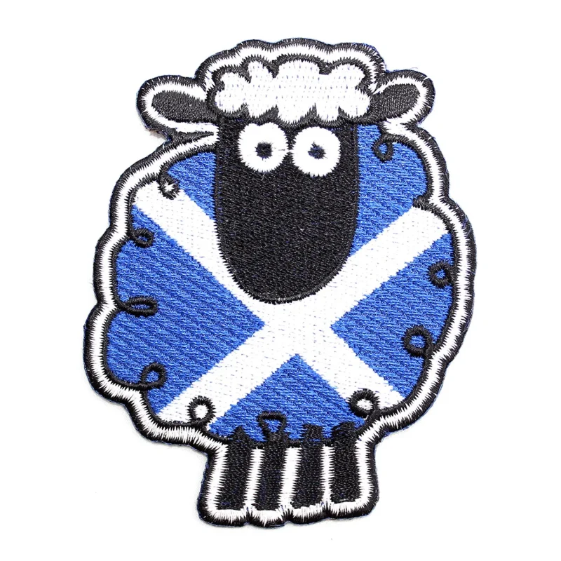 sheep saltire patch