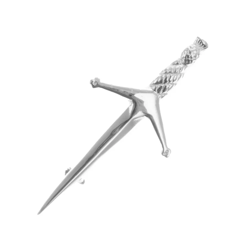 silver broadsword kilt pin