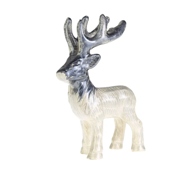 silver highland stag medium pendant