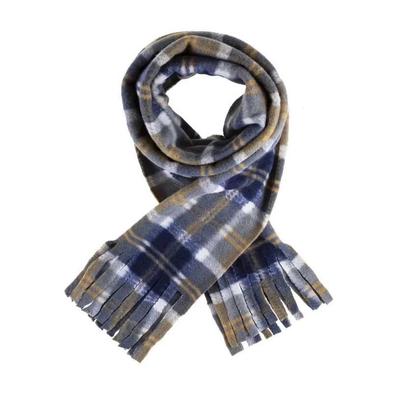 silver tartan soft touch scarf