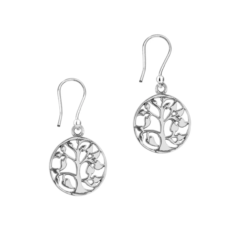 silver tree of life celtic drop earrings scaled