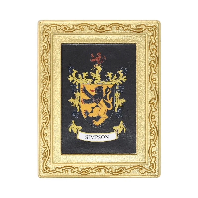 simpson coat of arms fridge magnet