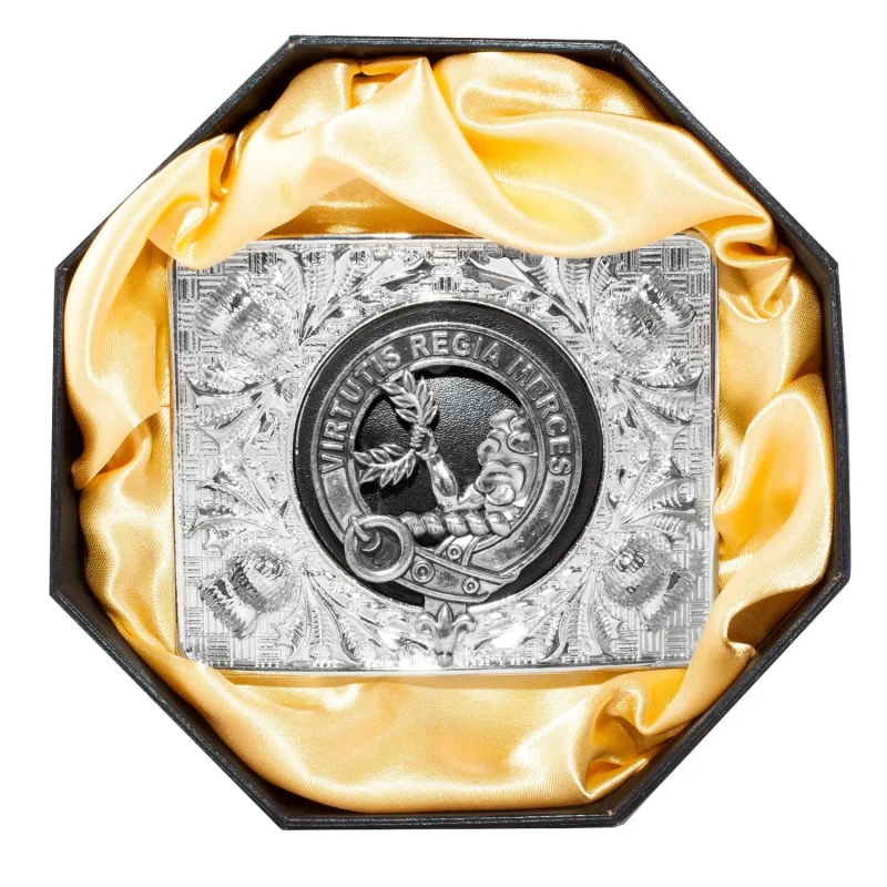 skene clan crest belt buckle