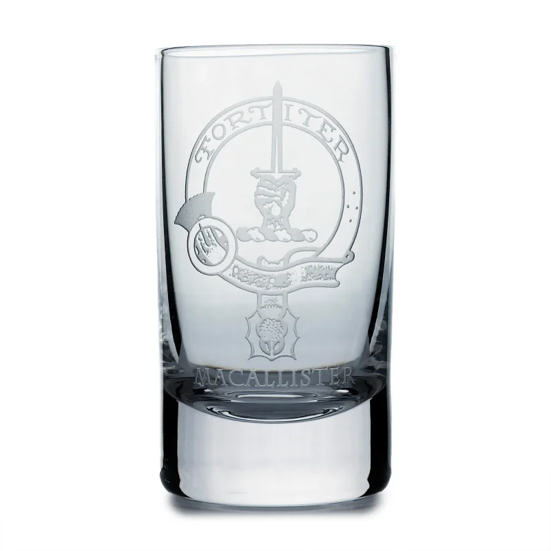 sleek macalister crystal shot glass by collins