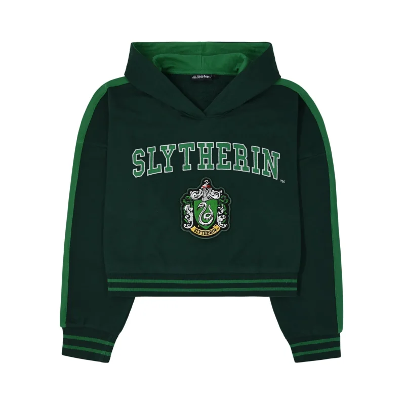 slytherin crop hoodie for fans