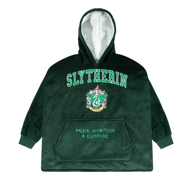 slytherin hooded kids blanket