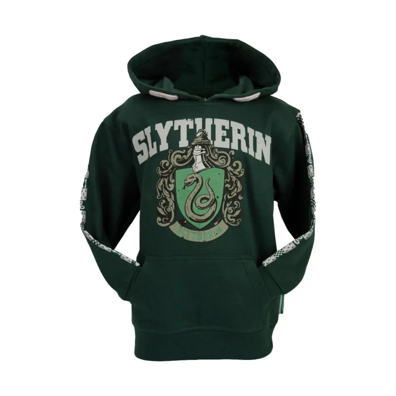 slytherin kids printed hoodie