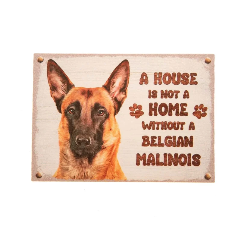 small belgian malinois pet fridge magnet