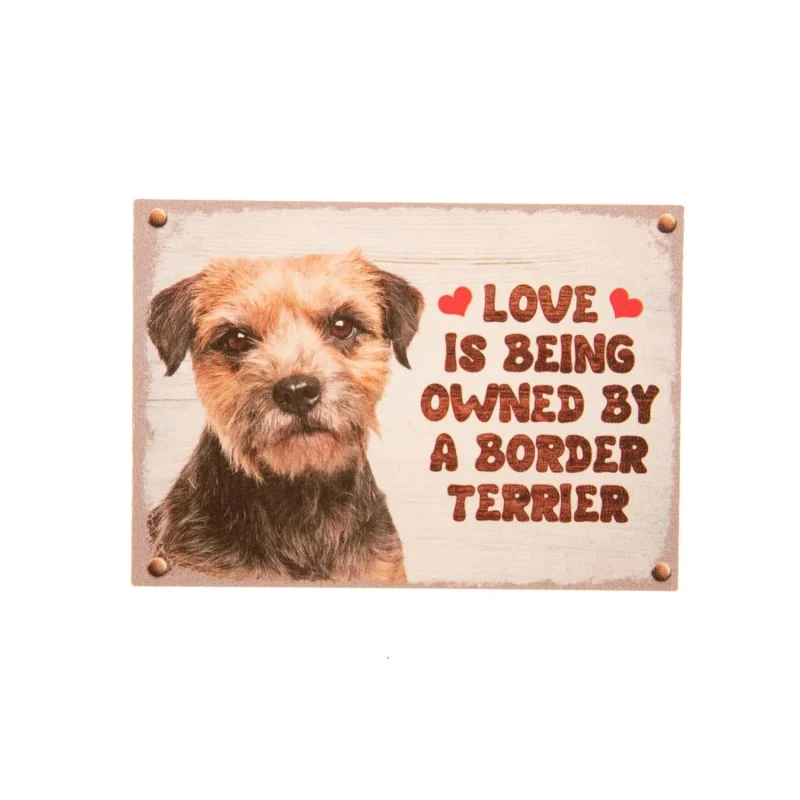 small border terrier fridge magnet