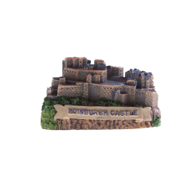 small edinburgh castle resin figure