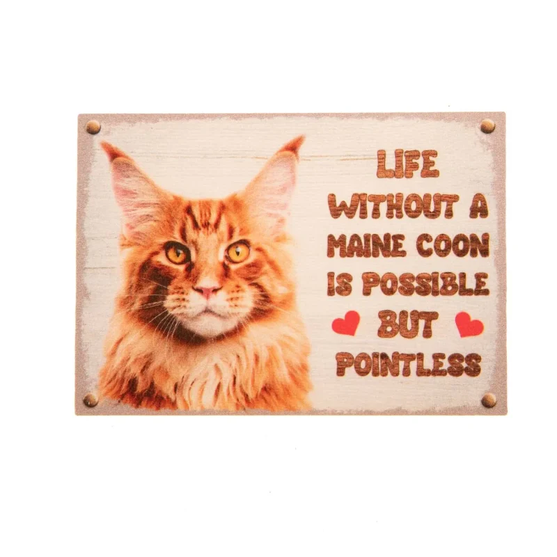 small maine coon fridge magnet