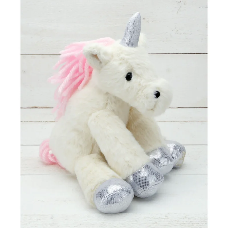 small sitting unicorn plush