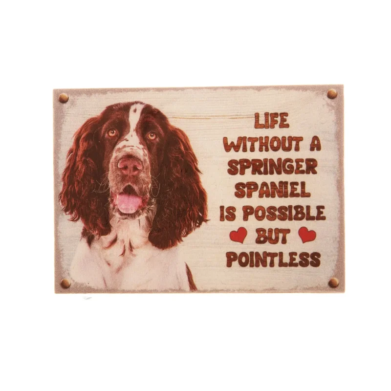 small springer spaniel pet fridge magnet