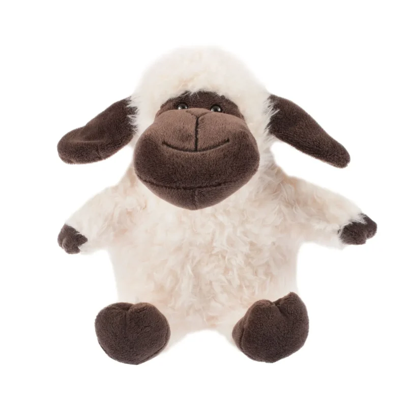 soft black sheep plush toy