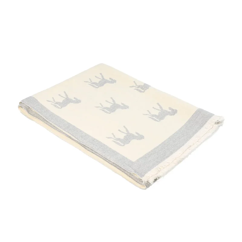 soft horse scarf cream premium quality