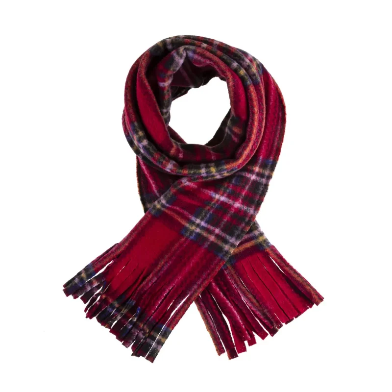 soft touch stewart royal tartan scarf