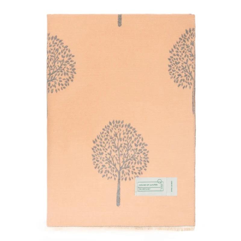 soft tree stole dark beige grey