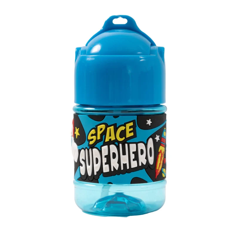 space superhero kids drink bottle