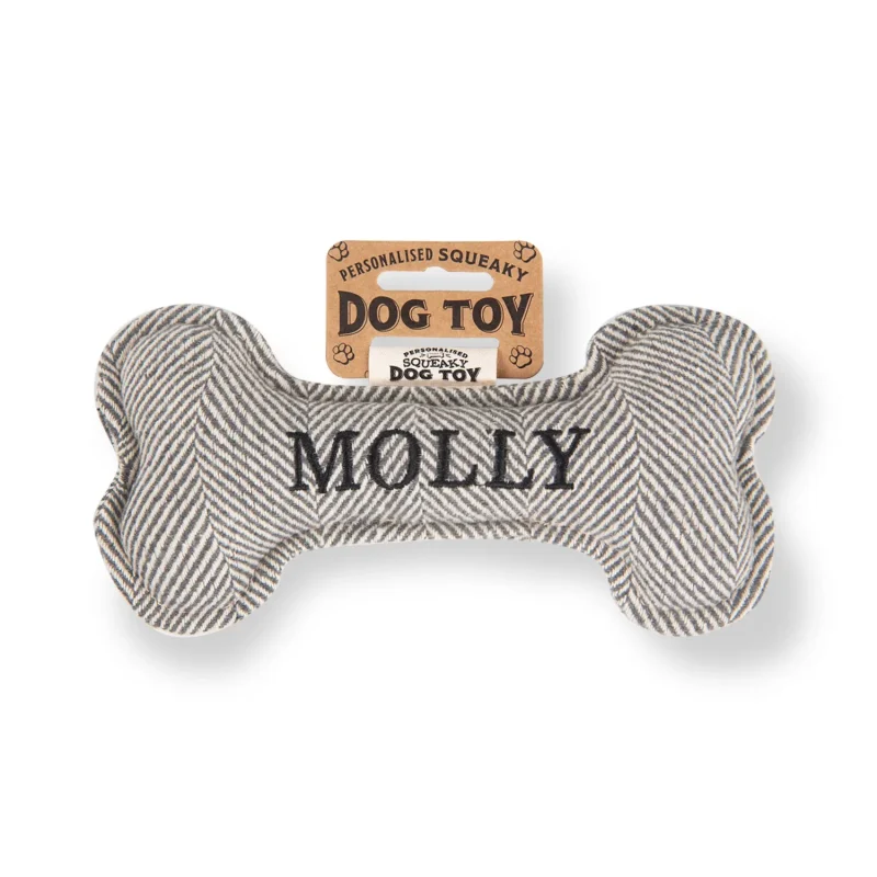 squeaky bone dog toy for molly