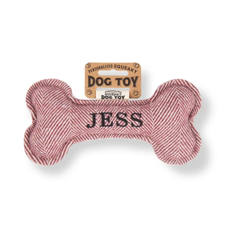 squeaky dog bone toy jess