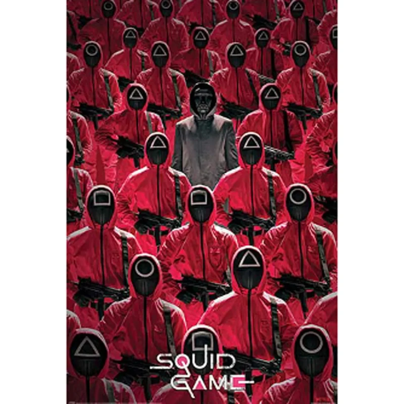 squid game en masse maxi poster