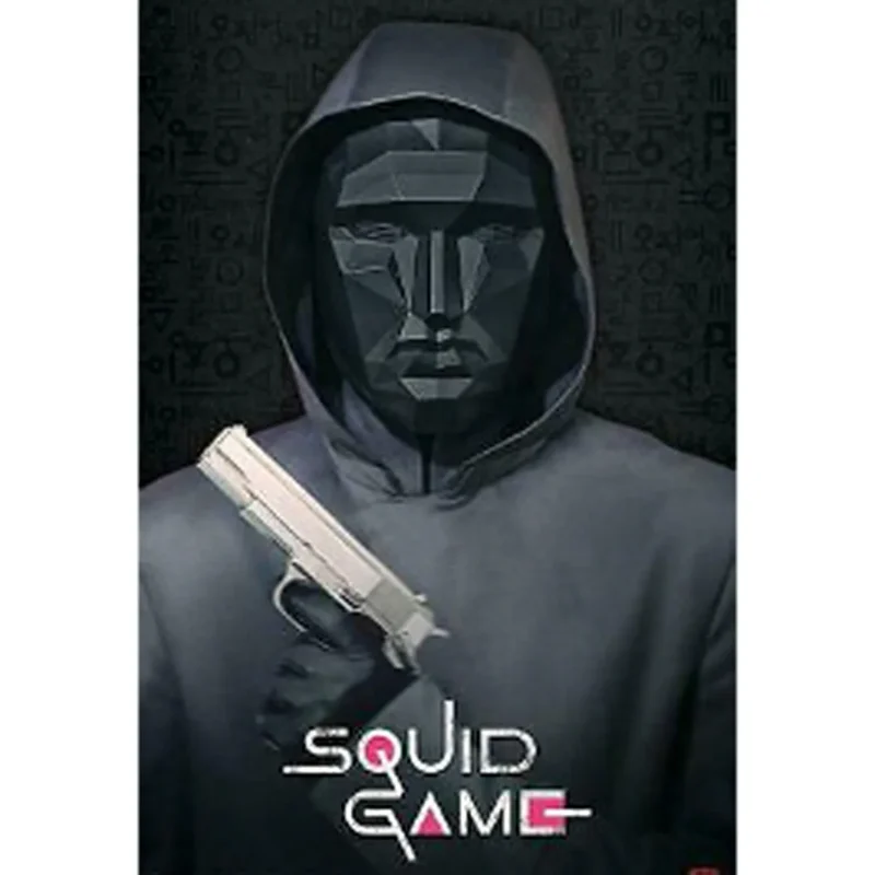 squid game mask man maxi poster