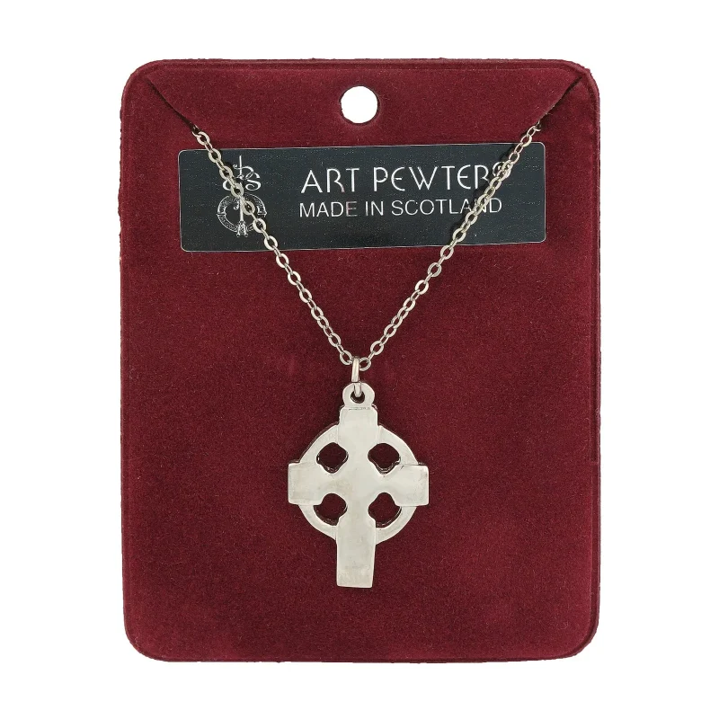 st columba cross pendant necklace