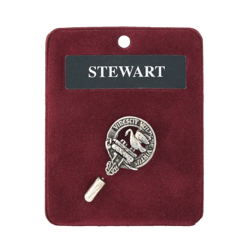 stewart art pewter lapel pin