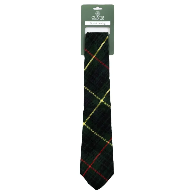 stewart hunting tartan necktie