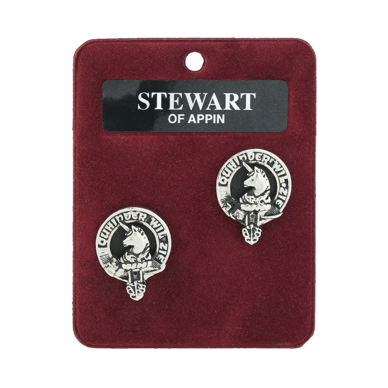 stewart of appin pewter cufflinks art