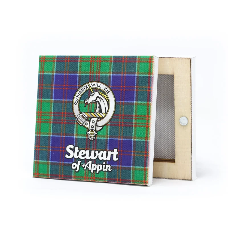 stewart of appin square fridge magnet