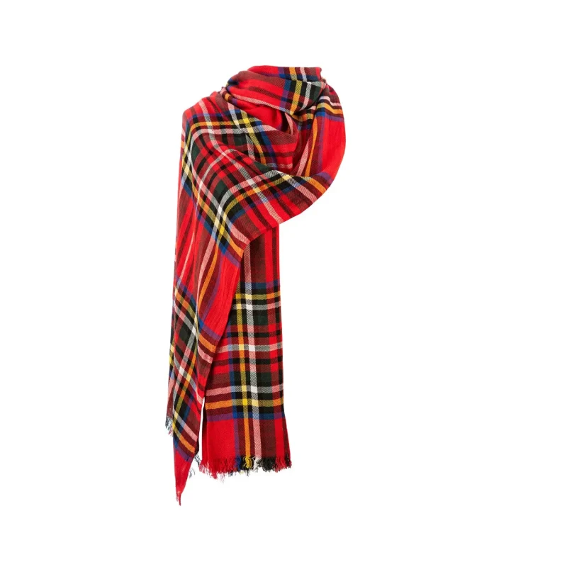 stewart royal tartan scarf