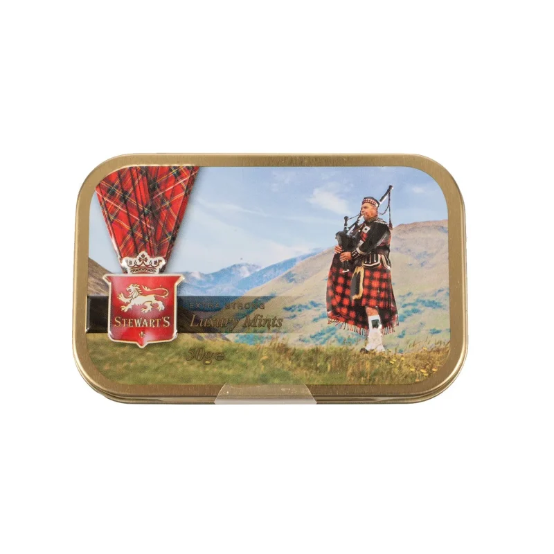 stewart s lone piper tin