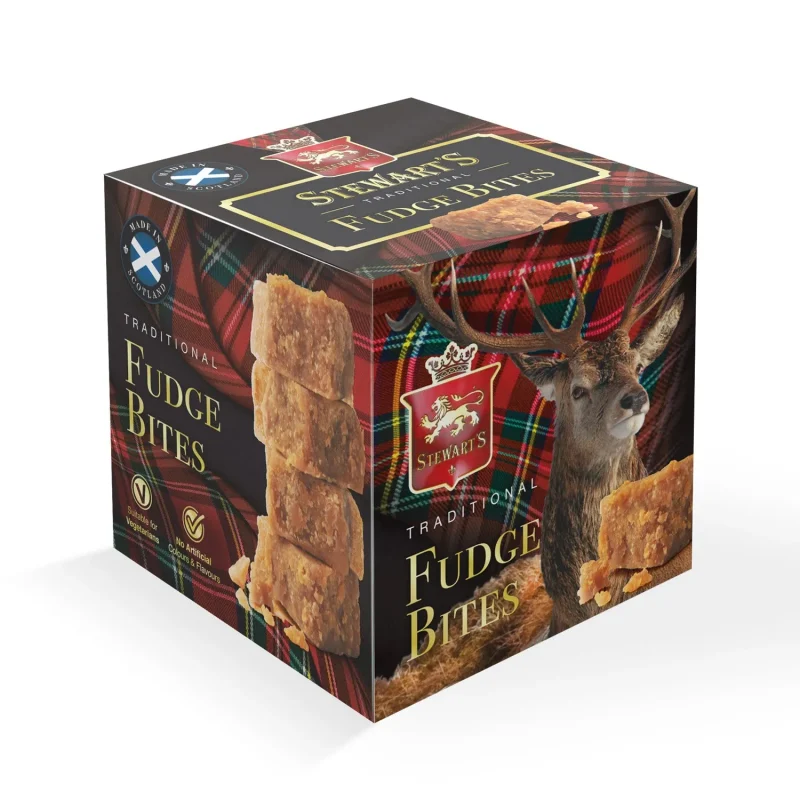 stewart s tartan fudge cube gift