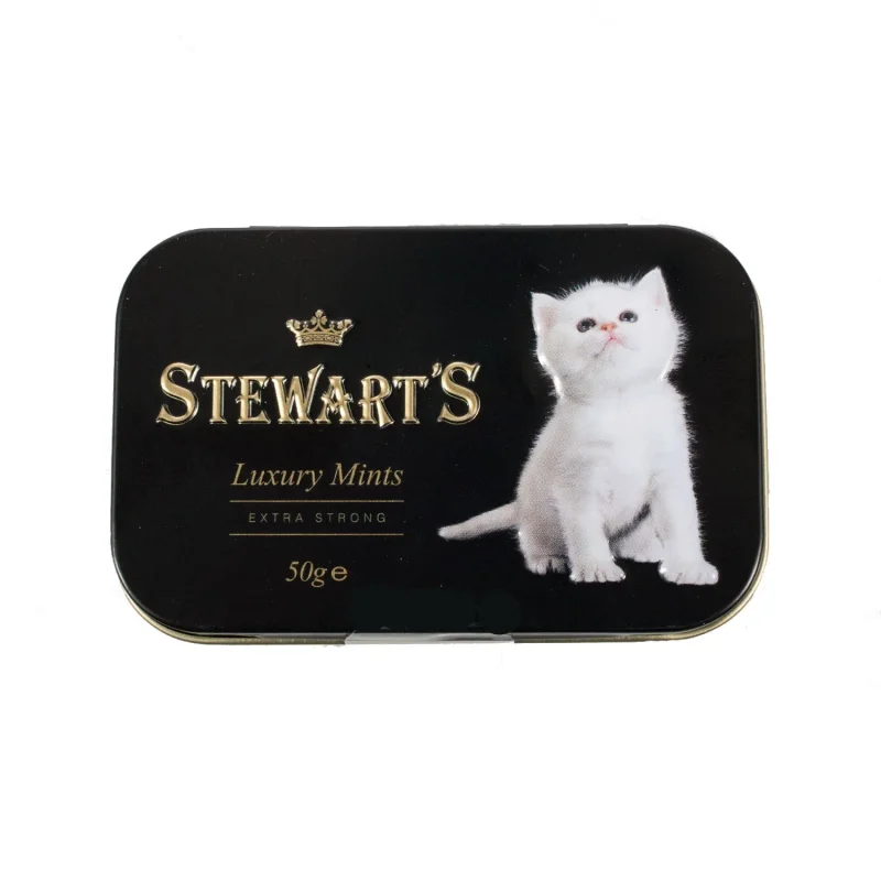 stewart s tin black adorned kitten toy