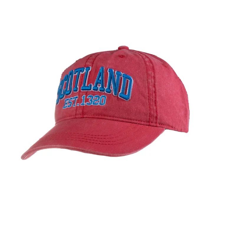 stonewash pink scotland cap