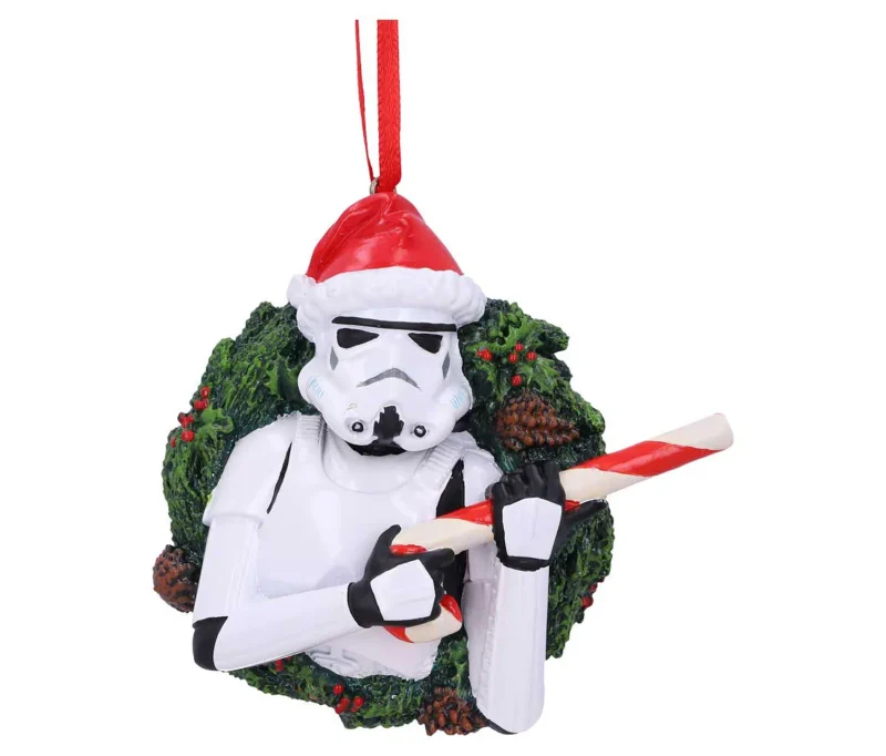 stormtrooper holiday wreath ornament