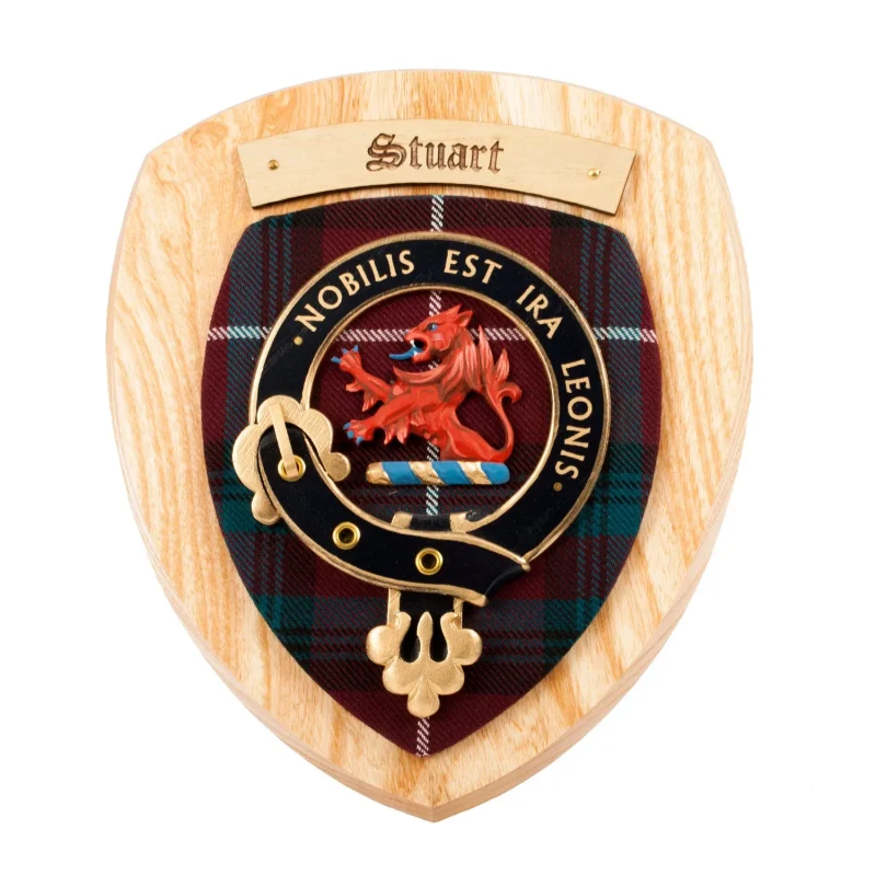 stuart clan wall plaque