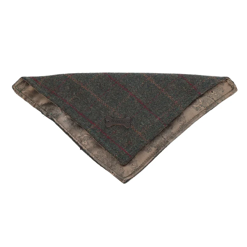 tartan dog bandana for pets