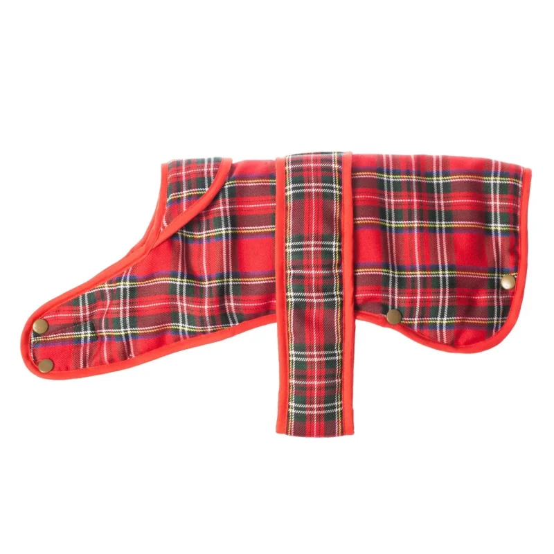 tartan dog coat small medium stewart royal