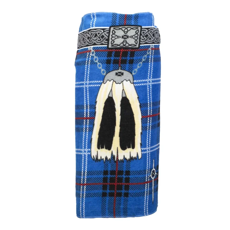 tartan kilt bath towel