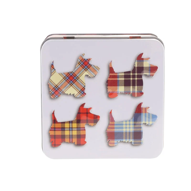 tartan scottie dog tin 90g