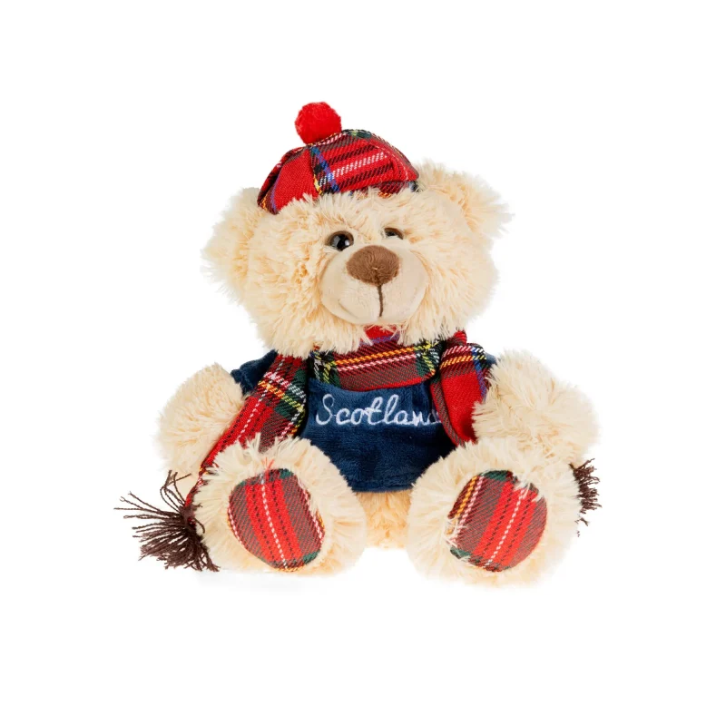 tartan stewart plush toy 15cm soft figure