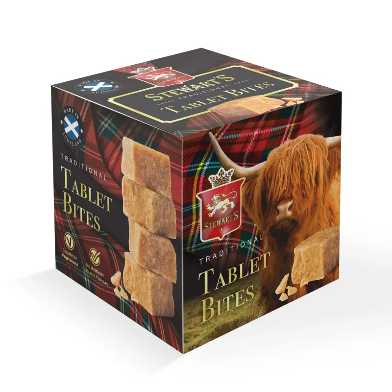 tartan tablet cube storage box by stewart s