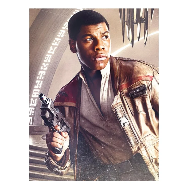 the last jedi finn blaster poster