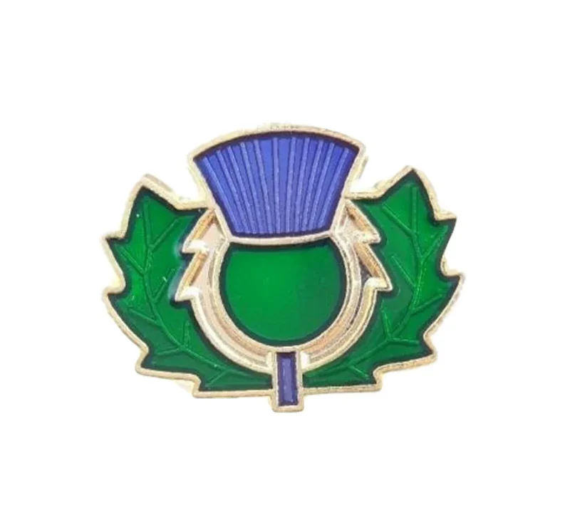 thistle lapel pin t297