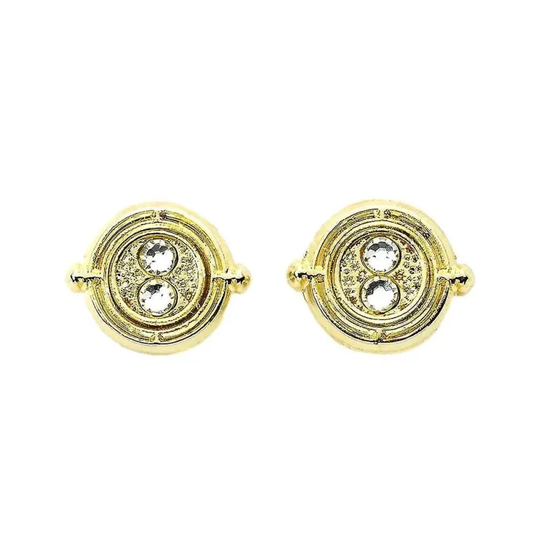 time turner gold earrings