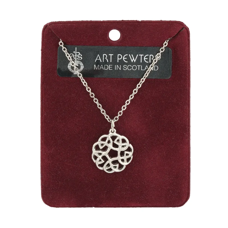 timeless interlace pendant necklace